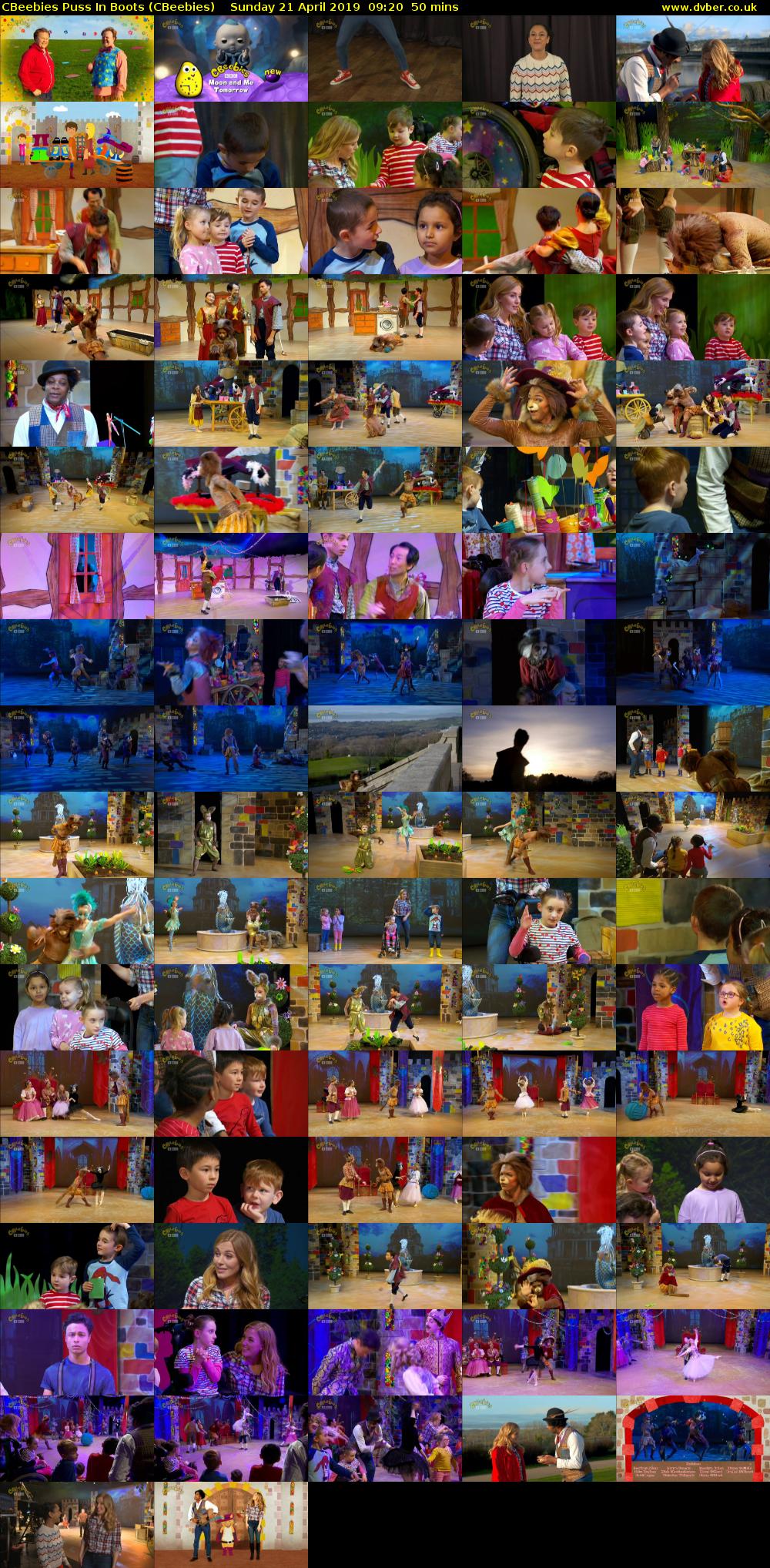 CBeebies Puss In Boots (CBeebies) Sunday 21 April 2019 09:20 - 10:10