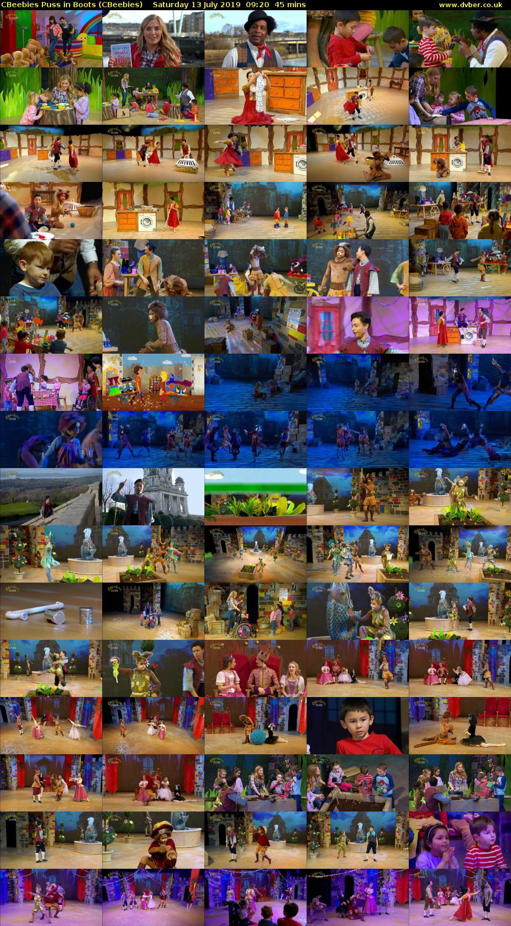 CBeebies Puss In Boots (CBeebies) Saturday 13 July 2019 09:20 - 10:05