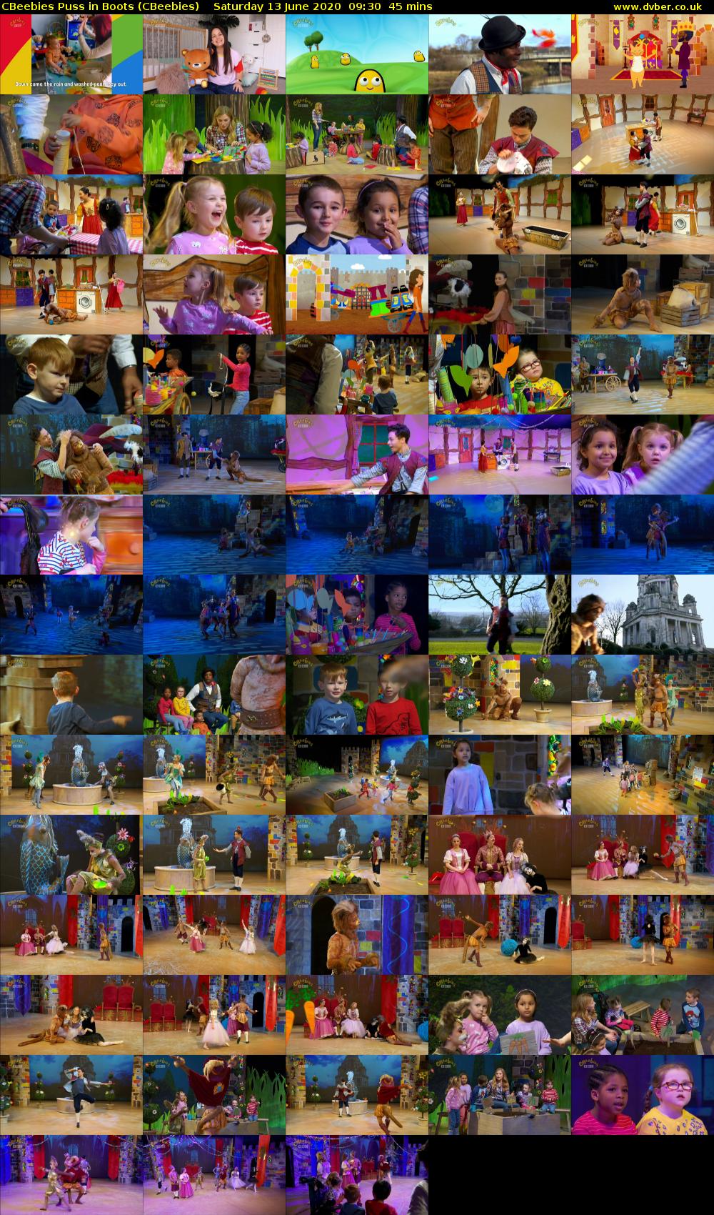 CBeebies Puss In Boots (CBeebies) Saturday 13 June 2020 09:30 - 10:15