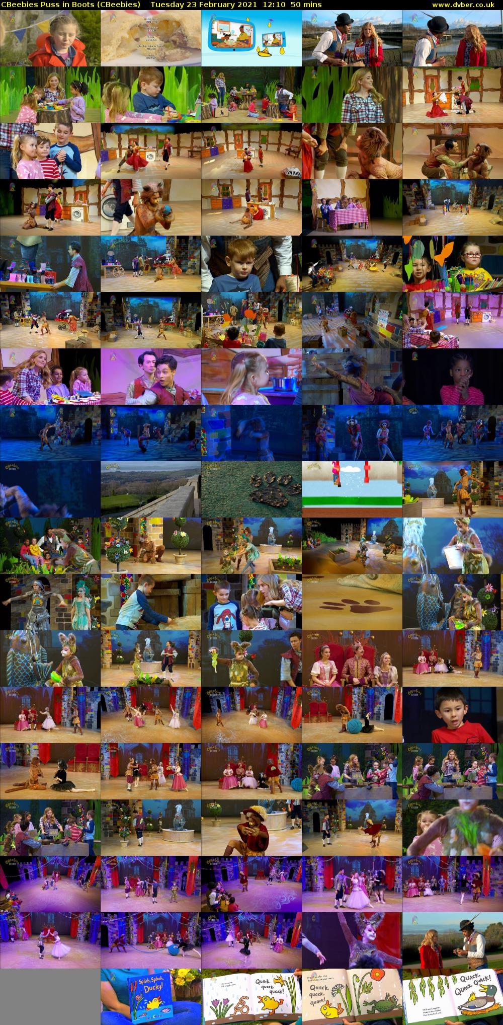 CBeebies Puss In Boots (CBeebies) Tuesday 23 February 2021 12:10 - 13:00