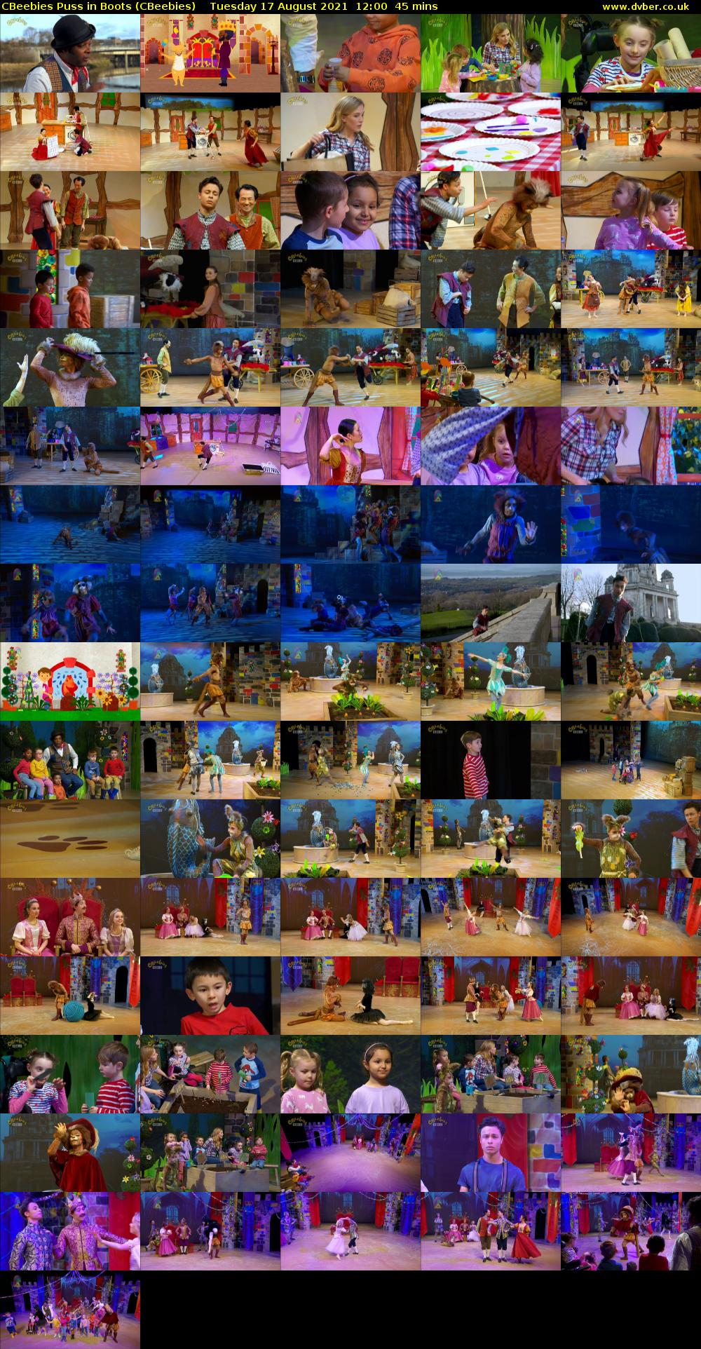 CBeebies Puss In Boots (CBeebies) Tuesday 17 August 2021 12:00 - 12:45