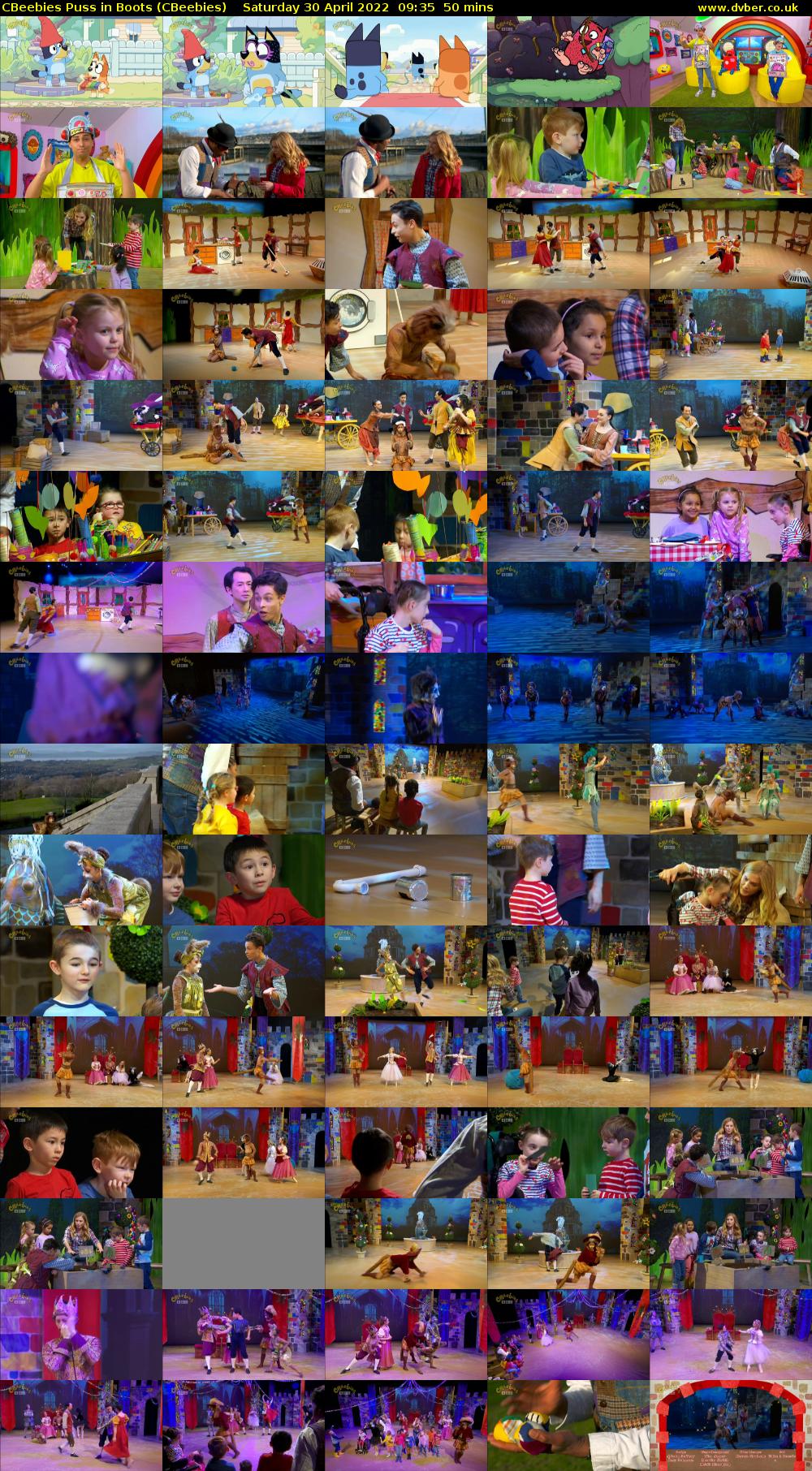 CBeebies Puss In Boots (CBeebies) Saturday 30 April 2022 09:35 - 10:25
