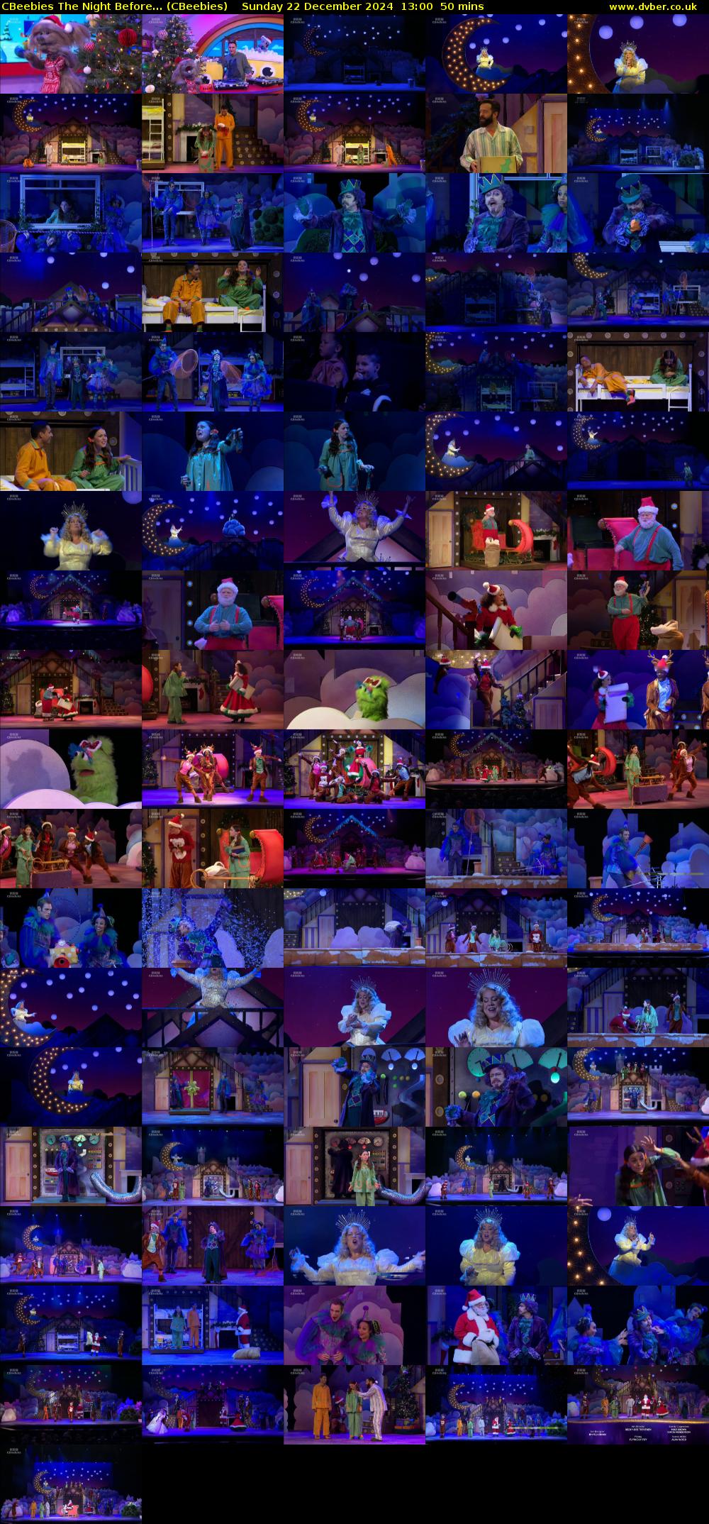 CBeebies The Night Before... (CBeebies) Sunday 22 December 2024 13:00 - 13:50