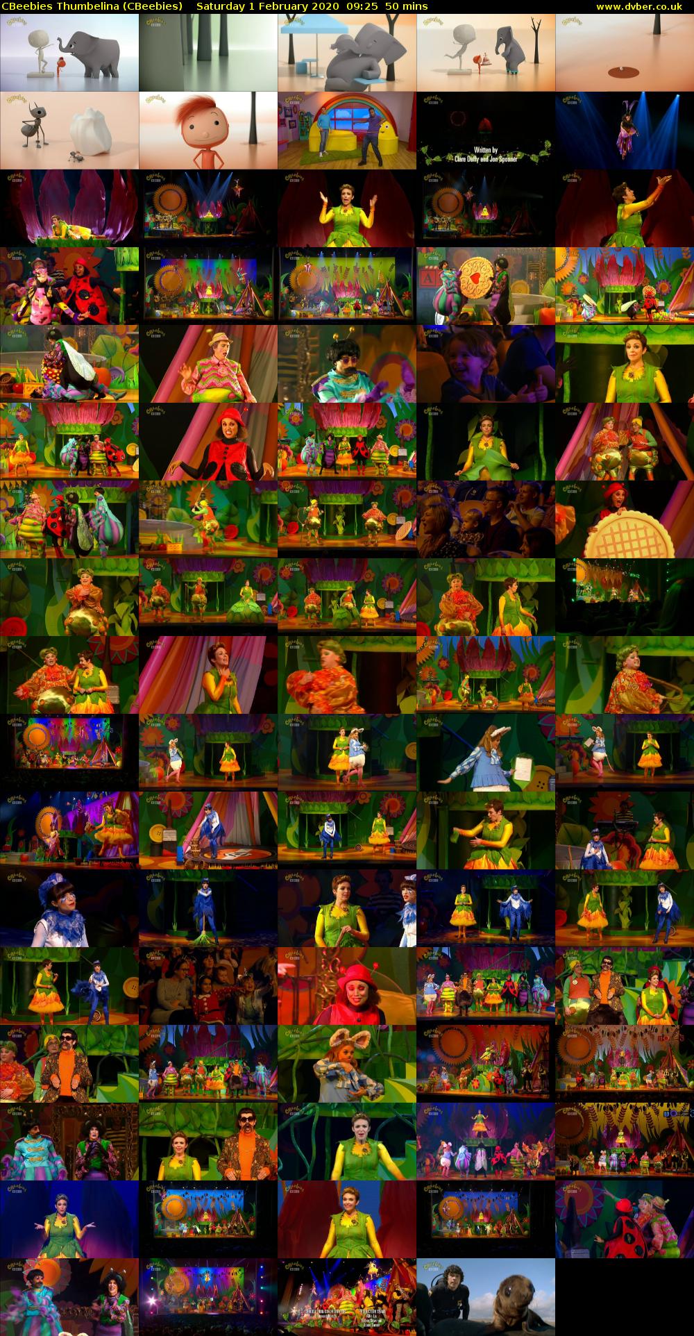 CBeebies Thumbelina (CBeebies) Saturday 1 February 2020 09:25 - 10:15