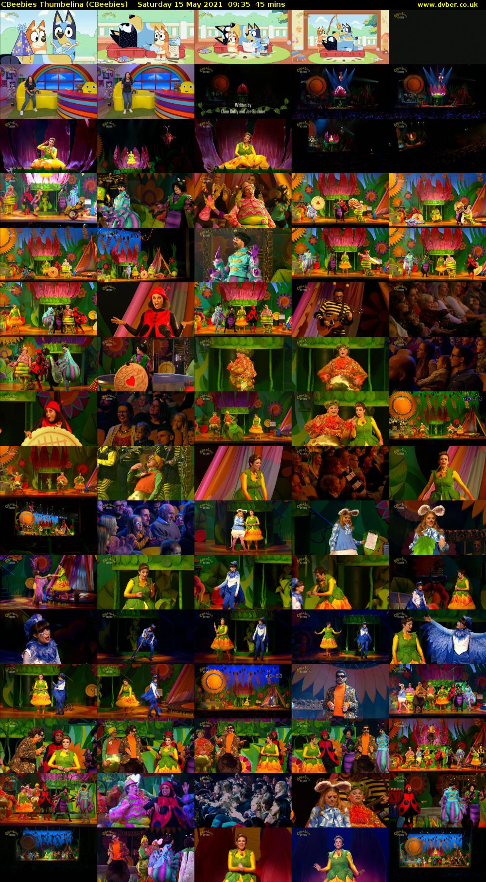 CBeebies Thumbelina (CBeebies) Saturday 15 May 2021 09:35 - 10:20