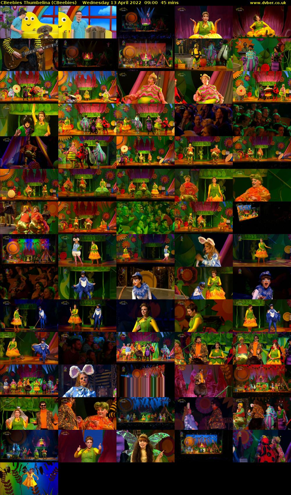CBeebies Thumbelina (CBeebies) Wednesday 13 April 2022 09:00 - 09:45