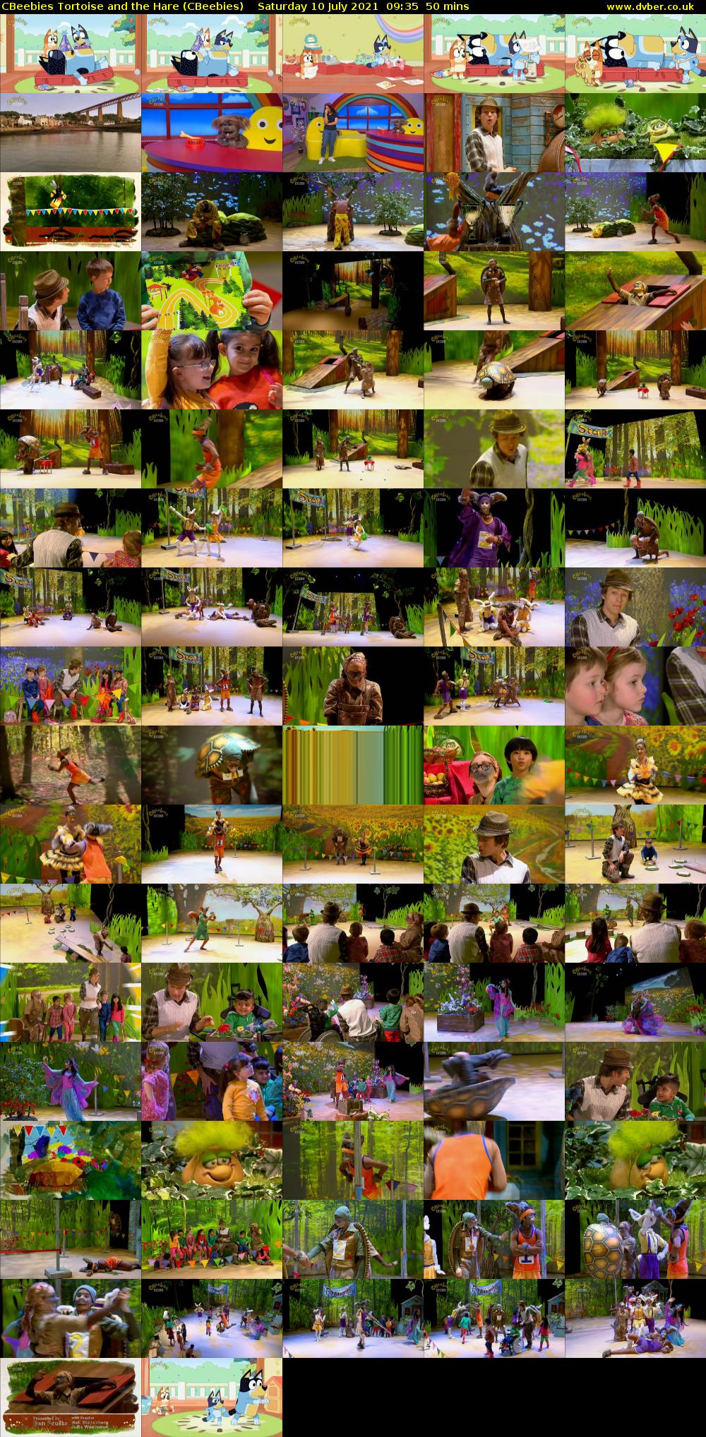 CBeebies Tortoise and the Hare (CBeebies) Saturday 10 July 2021 09:35 - 10:25