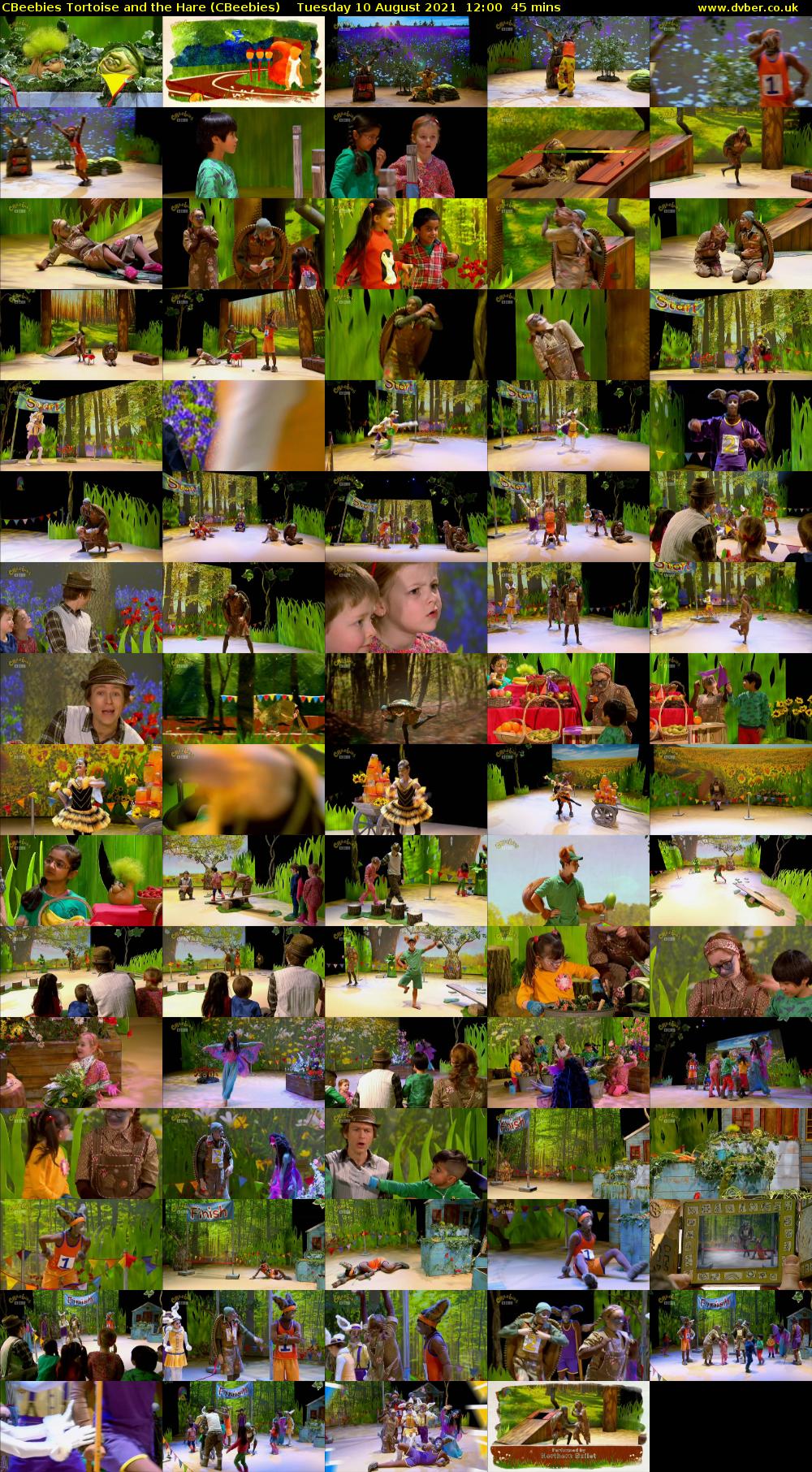 CBeebies Tortoise and the Hare (CBeebies) Tuesday 10 August 2021 12:00 - 12:45