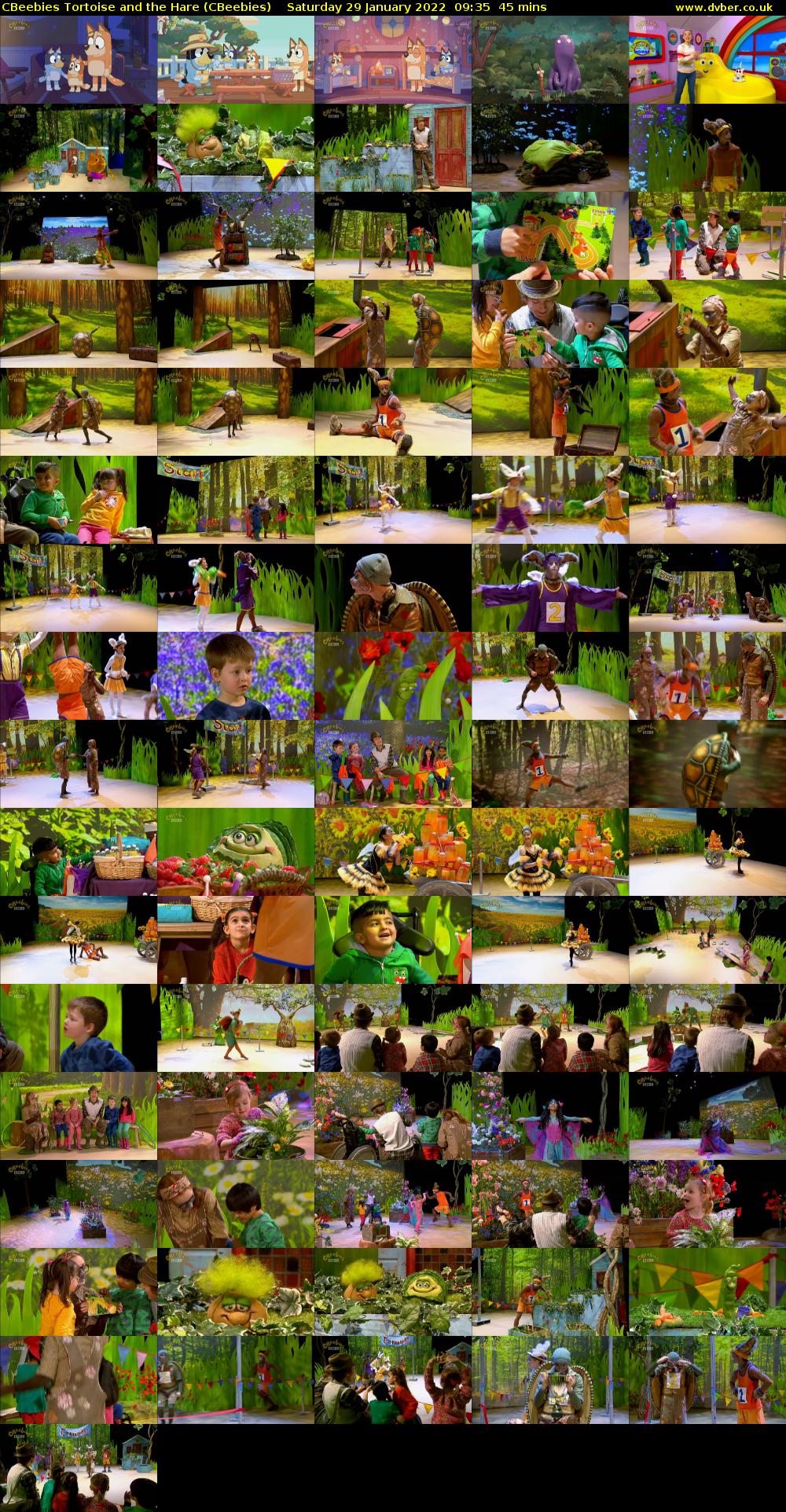 CBeebies Tortoise and the Hare (CBeebies) Saturday 29 January 2022 09:35 - 10:20
