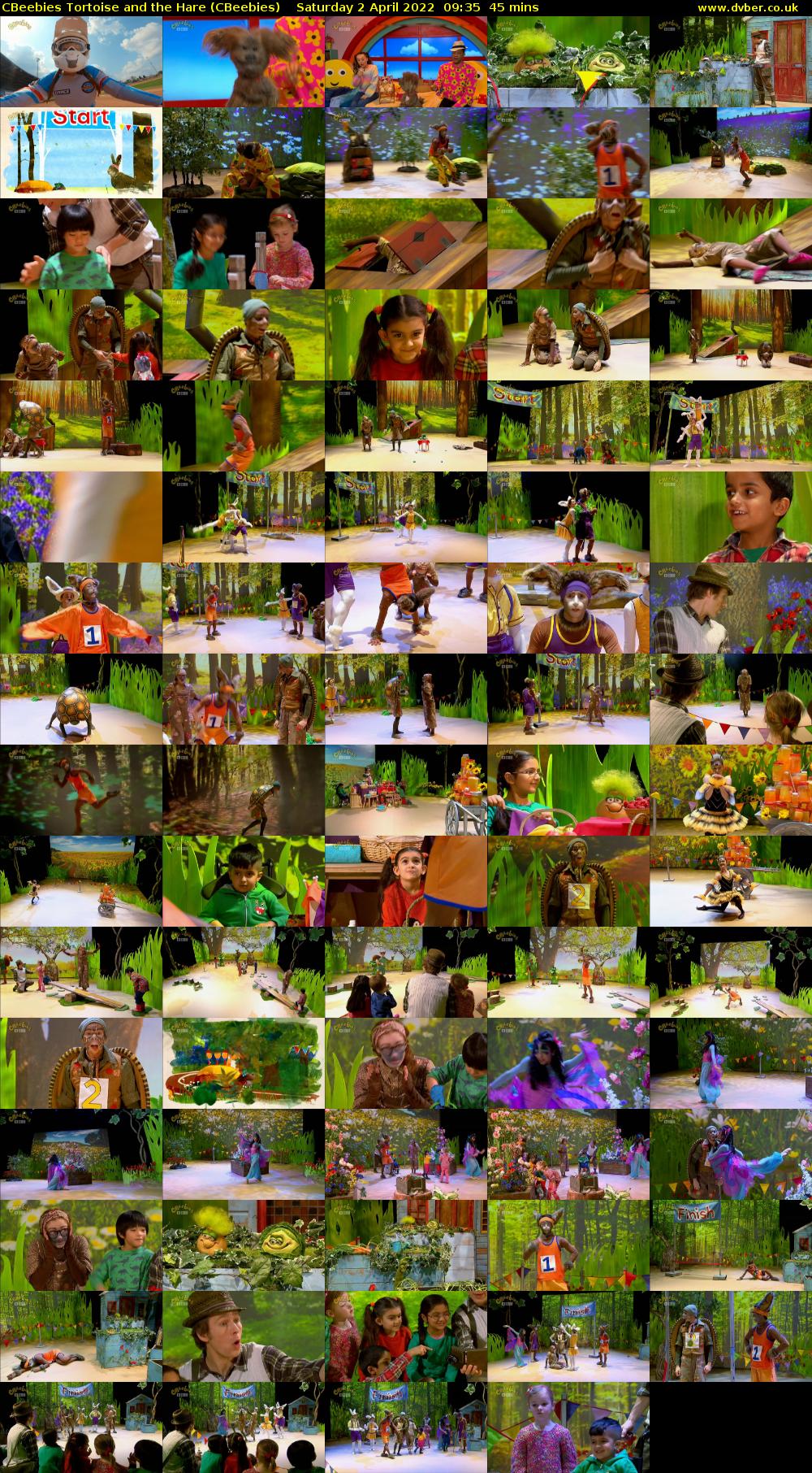 CBeebies Tortoise and the Hare (CBeebies) Saturday 2 April 2022 09:35 - 10:20