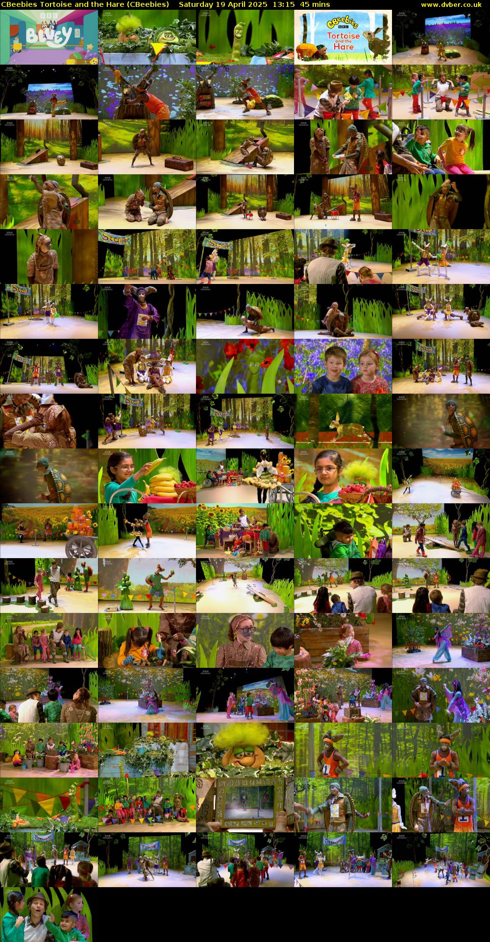 CBeebies Tortoise and the Hare (CBeebies) Saturday 19 April 2025 13:15 - 14:00