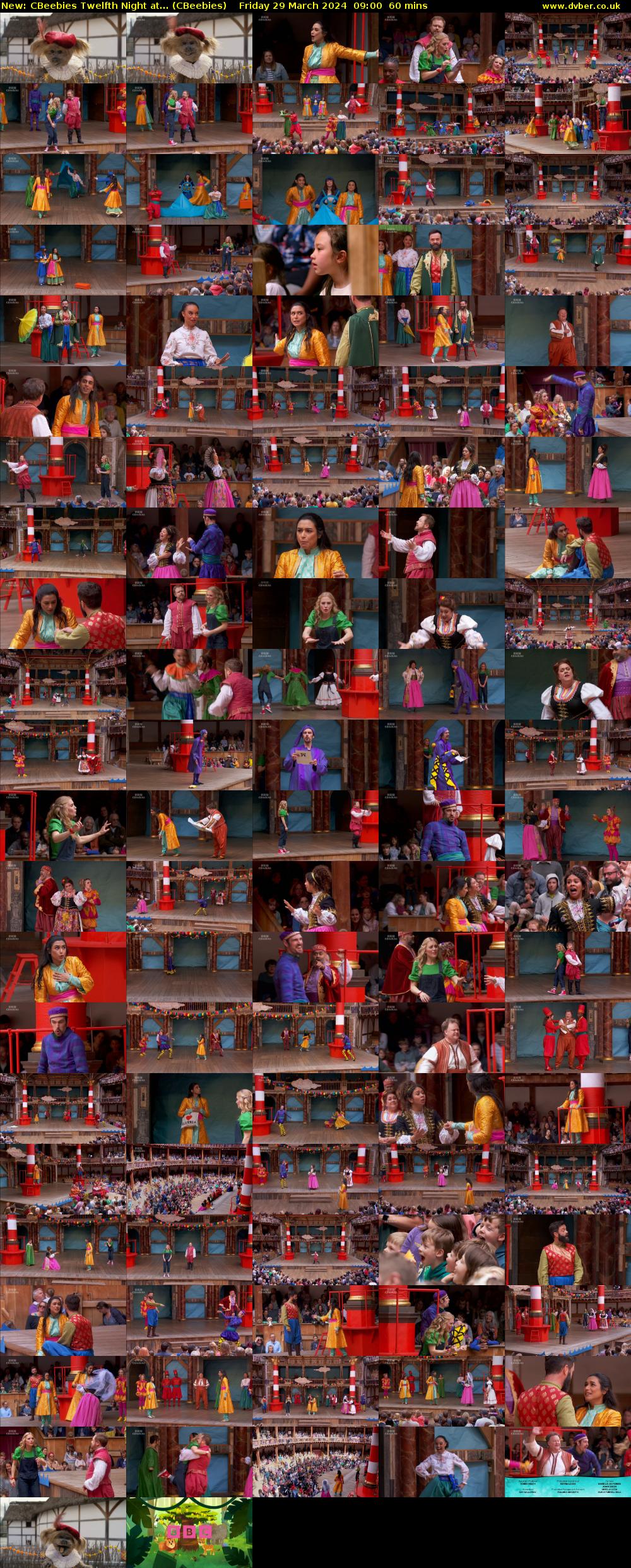 CBeebies Twelfth Night at... (CBeebies) Friday 29 March 2024 09:00 - 10:00