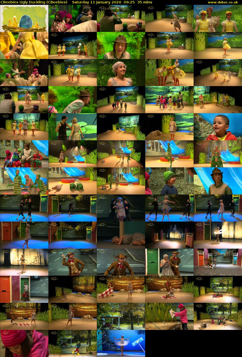 CBeebies Ugly Duckling (CBeebies) Saturday 11 January 2020 09:25 - 10:00