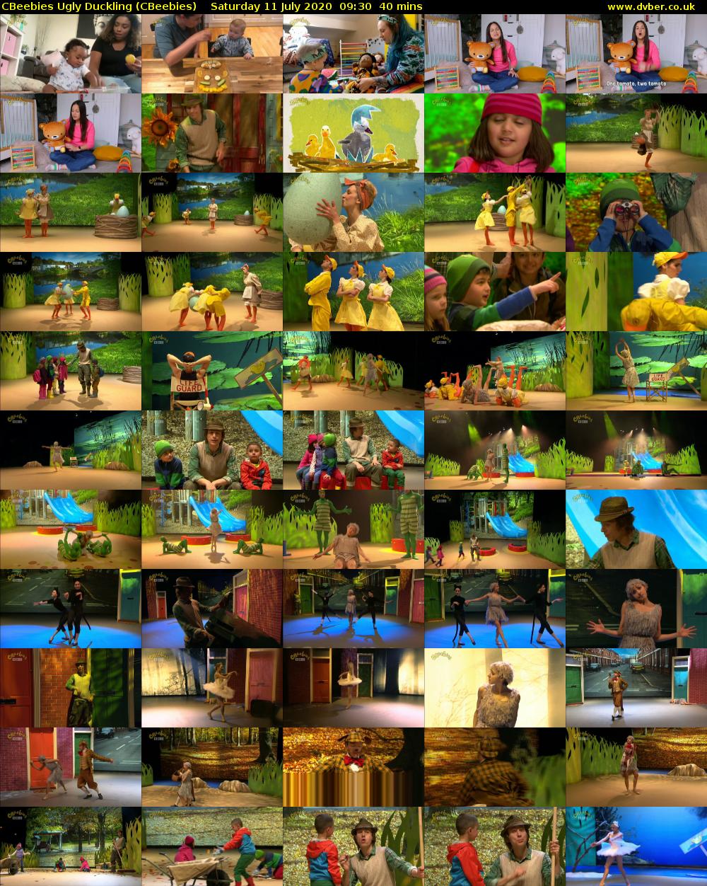 CBeebies Ugly Duckling (CBeebies) Saturday 11 July 2020 09:30 - 10:10