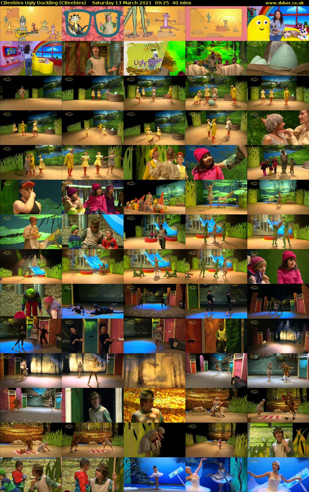 CBeebies Ugly Duckling (CBeebies) Saturday 13 March 2021 09:25 - 10:05