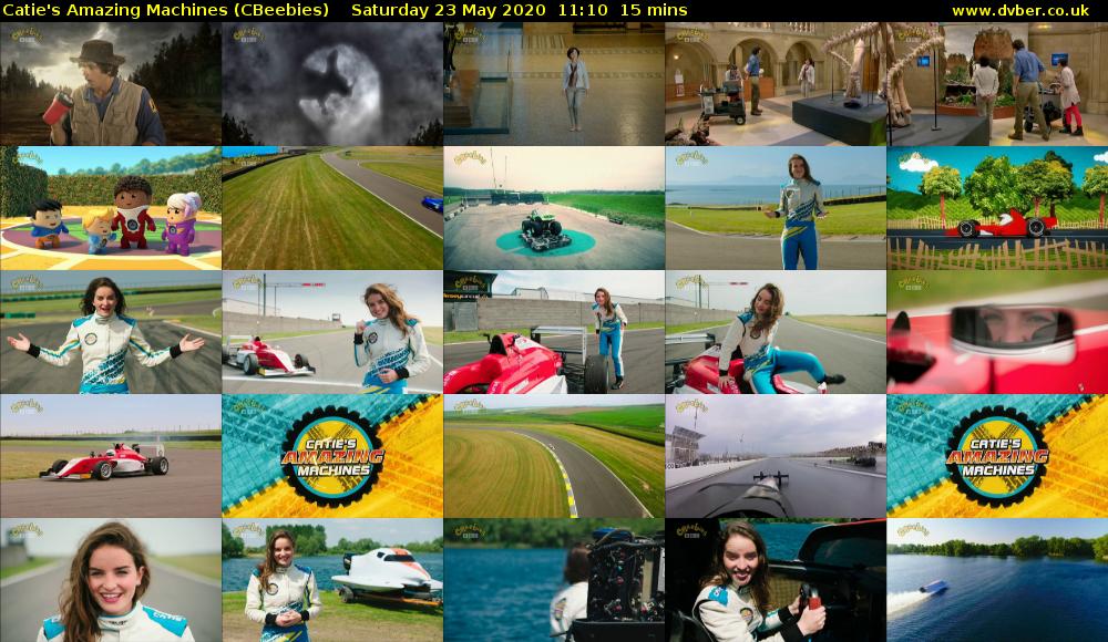 Catie's Amazing Machines (CBeebies) Saturday 23 May 2020 11:10 - 11:25