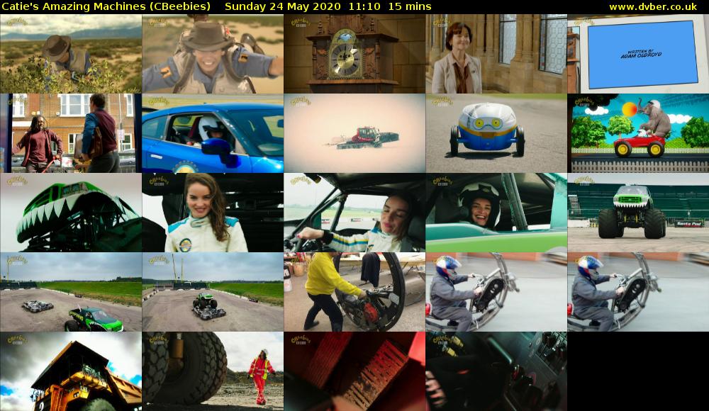Catie's Amazing Machines (CBeebies) Sunday 24 May 2020 11:10 - 11:25