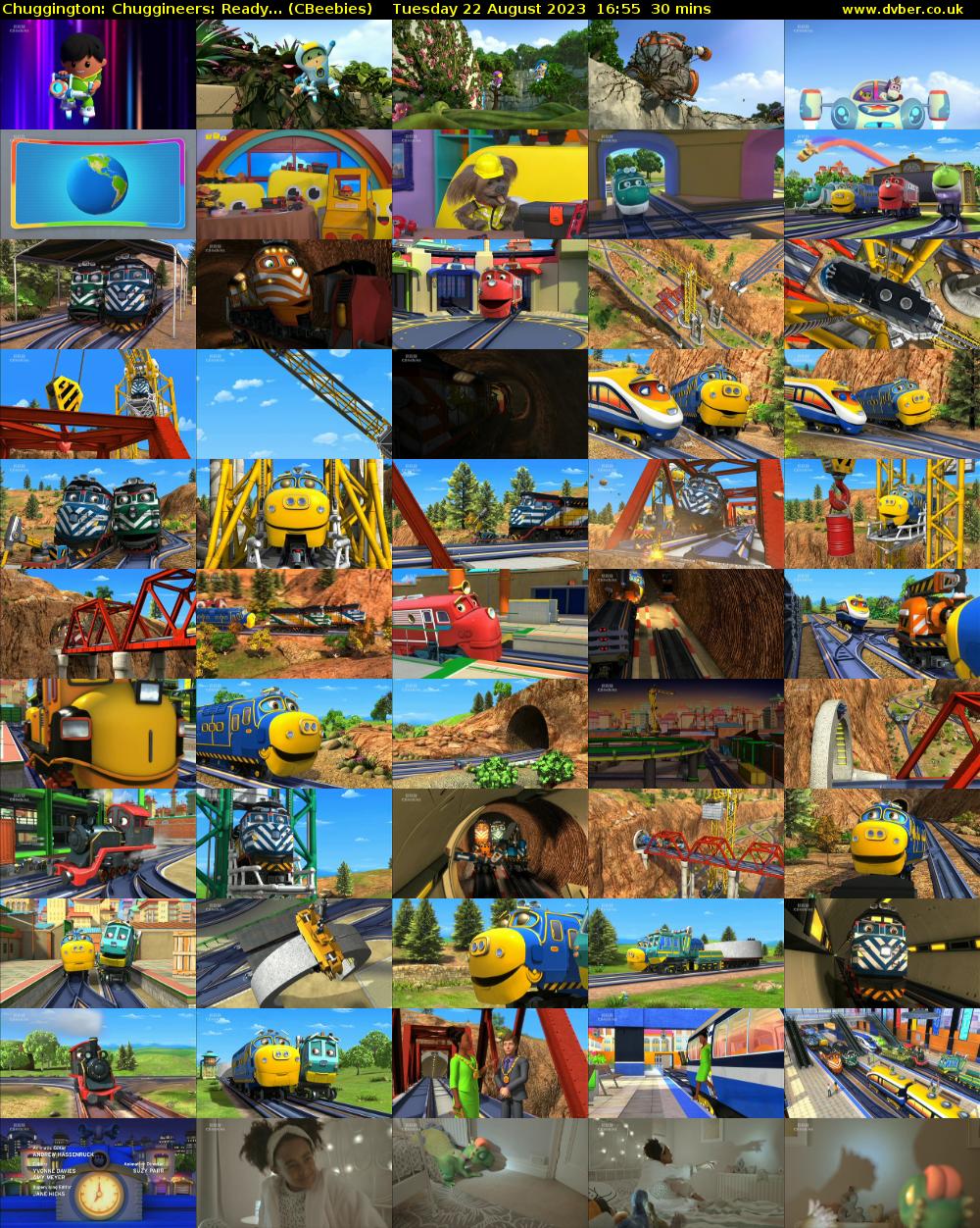 Chuggington: Chuggineers: Ready... (CBeebies) Tuesday 22 August 2023 16:55 - 17:25