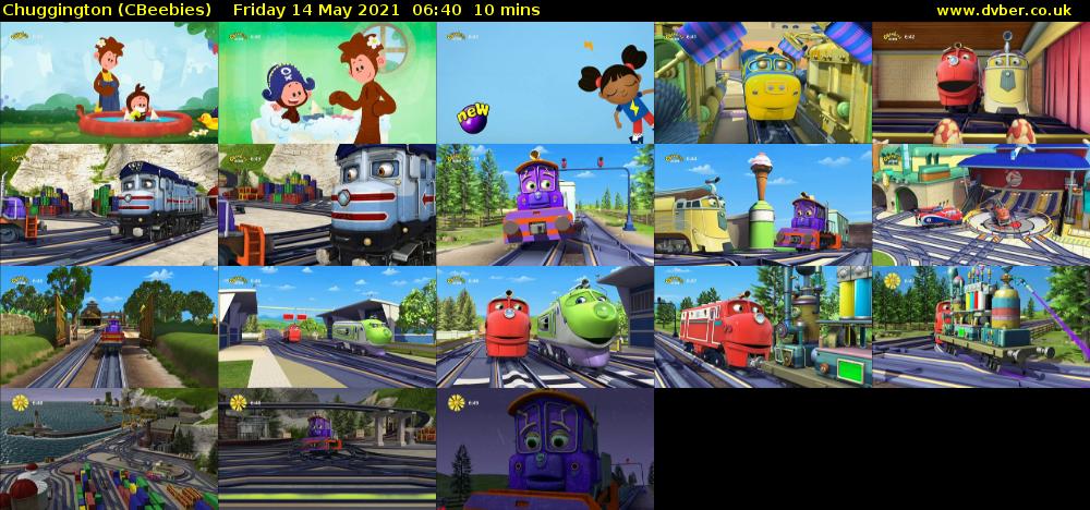 Chuggington (CBeebies) Friday 14 May 2021 06:40 - 06:50
