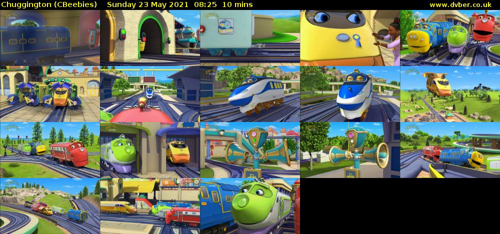 Chuggington (CBeebies) Sunday 23 May 2021 08:25 - 08:35