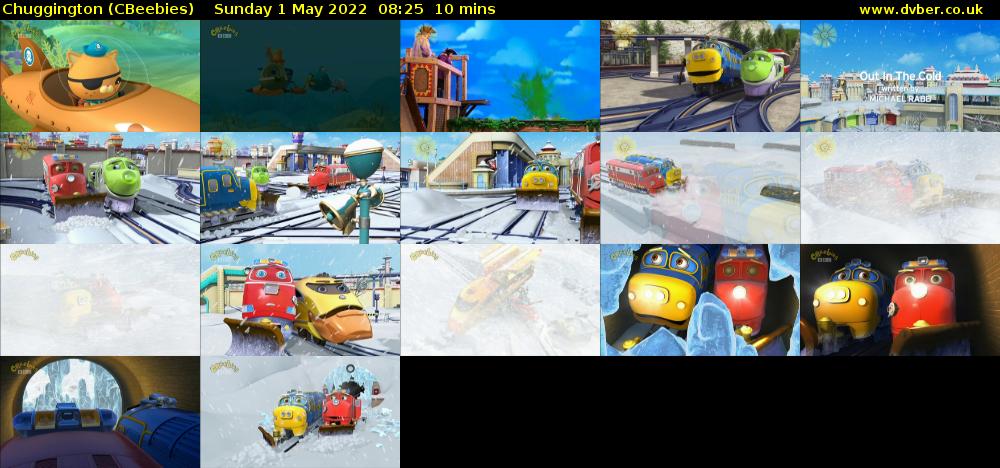 Chuggington (CBeebies) Sunday 1 May 2022 08:25 - 08:35