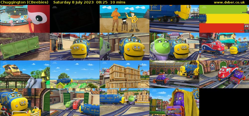 Chuggington (CBeebies) Saturday 8 July 2023 08:25 - 08:35