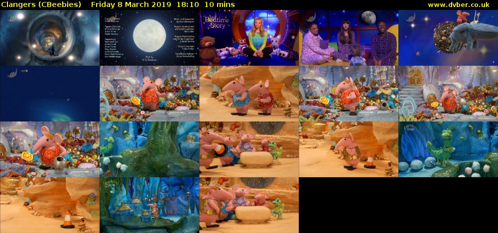 Clangers (CBeebies) Friday 8 March 2019 18:10 - 18:20