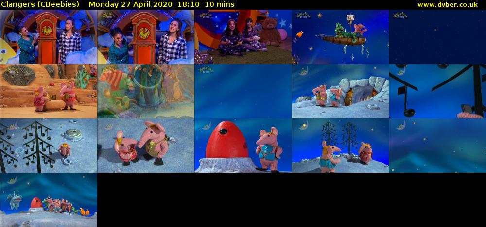 Clangers (CBeebies) Monday 27 April 2020 18:10 - 18:20