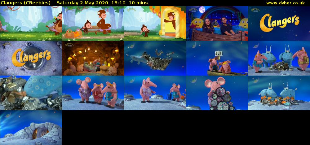 Clangers (CBeebies) Saturday 2 May 2020 18:10 - 18:20