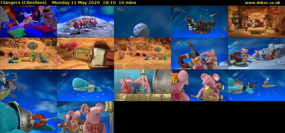 Clangers (CBeebies) Monday 11 May 2020 18:10 - 18:20