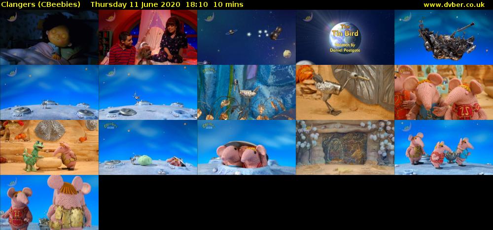 Clangers (CBeebies) Thursday 11 June 2020 18:10 - 18:20
