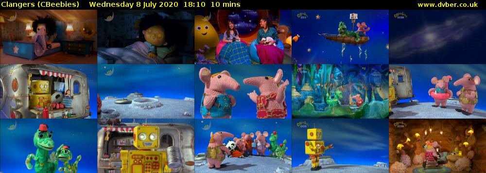 Clangers (CBeebies) Wednesday 8 July 2020 18:10 - 18:20