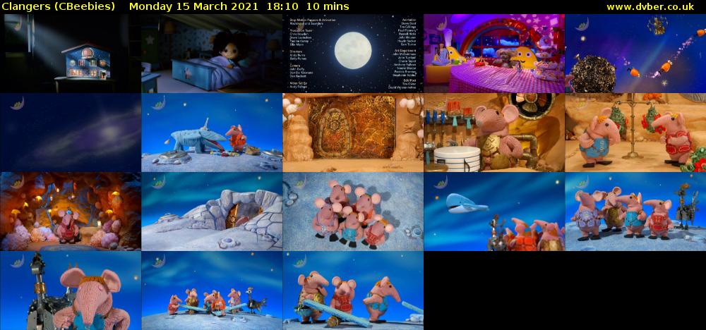 Clangers (CBeebies) Monday 15 March 2021 18:10 - 18:20