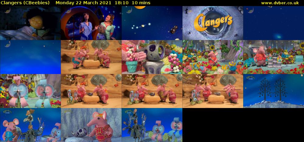 Clangers (CBeebies) Monday 22 March 2021 18:10 - 18:20