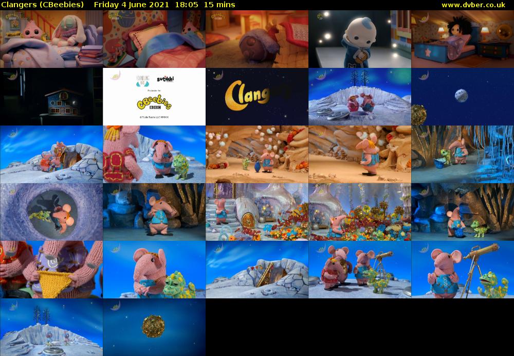 Clangers (CBeebies) Friday 4 June 2021 18:05 - 18:20