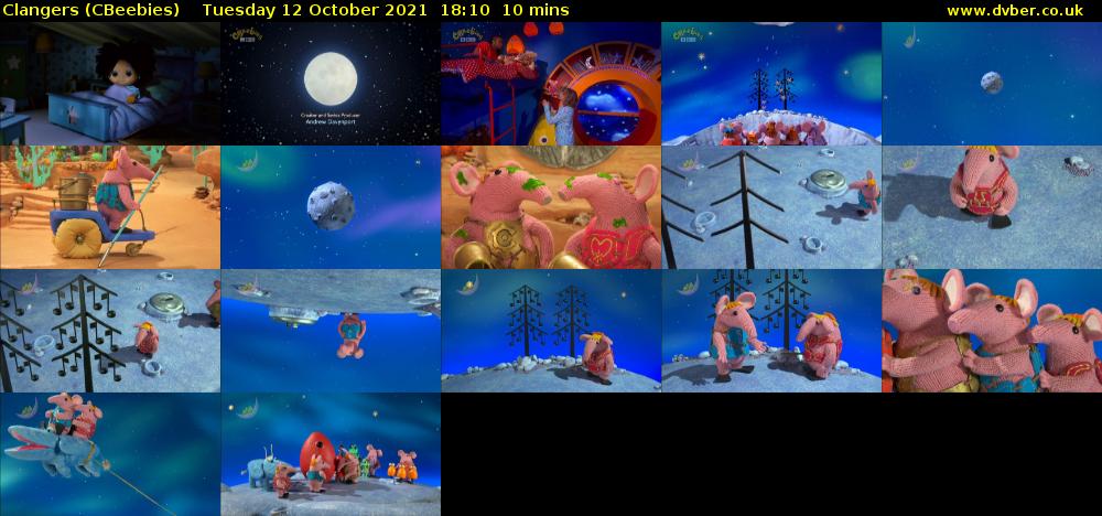 Clangers (CBeebies) Tuesday 12 October 2021 18:10 - 18:20