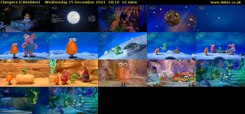 Clangers (CBeebies) Wednesday 15 December 2021 18:10 - 18:20