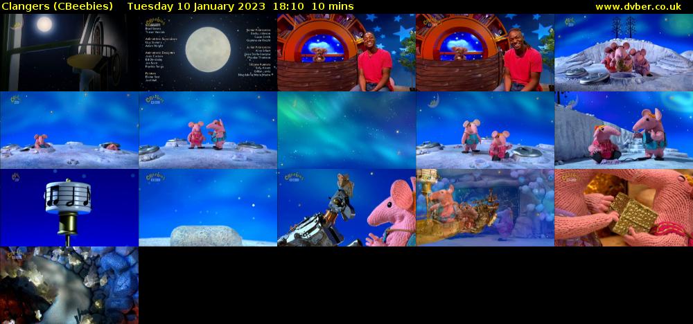 Clangers (CBeebies) Tuesday 10 January 2023 18:10 - 18:20