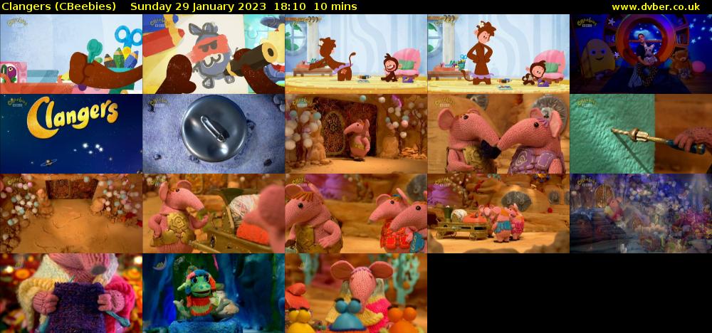 Clangers (CBeebies) Sunday 29 January 2023 18:10 - 18:20