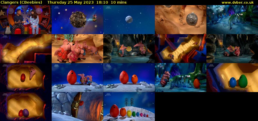 Clangers (CBeebies) Thursday 25 May 2023 18:10 - 18:20