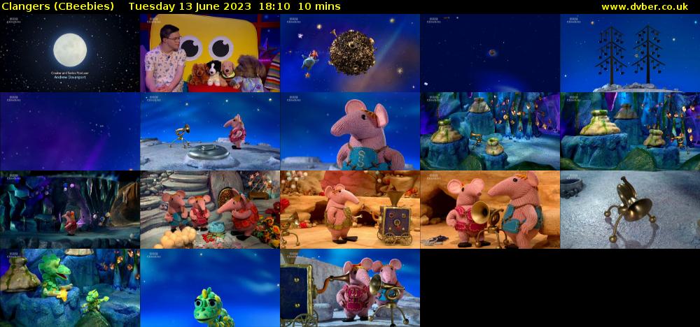 Clangers (CBeebies) Tuesday 13 June 2023 18:10 - 18:20
