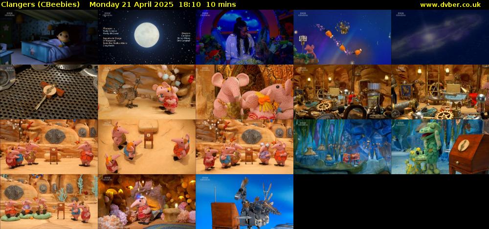 Clangers (CBeebies) Monday 21 April 2025 18:10 - 18:20