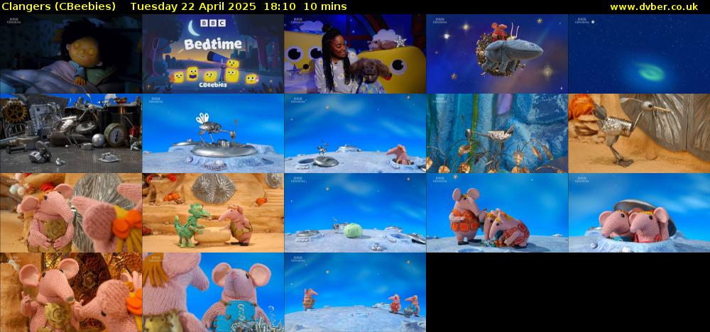 Clangers (CBeebies) Tuesday 22 April 2025 18:10 - 18:20