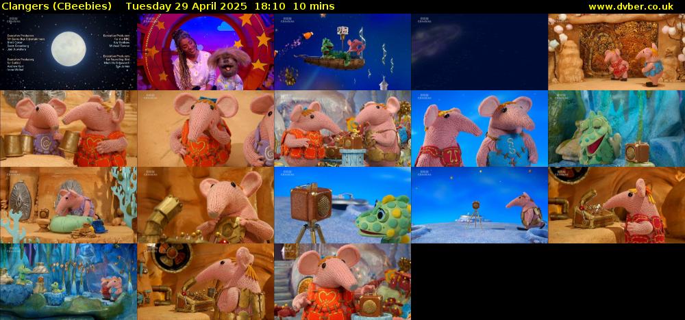 Clangers (CBeebies) Tuesday 29 April 2025 18:10 - 18:20