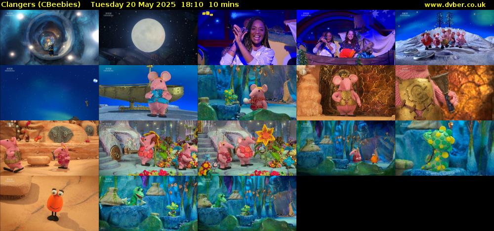 Clangers (CBeebies) Tuesday 20 May 2025 18:10 - 18:20