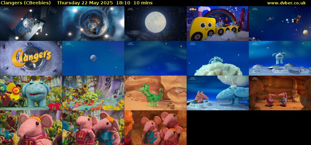 Clangers (CBeebies) Thursday 22 May 2025 18:10 - 18:20