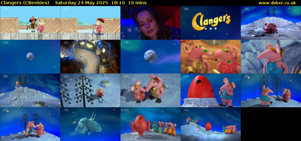 Clangers (CBeebies) Saturday 24 May 2025 18:10 - 18:20