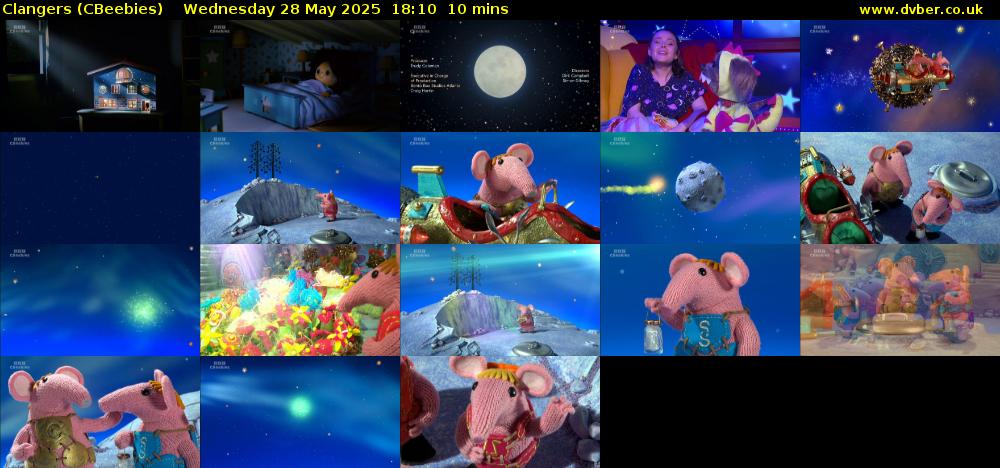 Clangers (CBeebies) Wednesday 28 May 2025 18:10 - 18:20