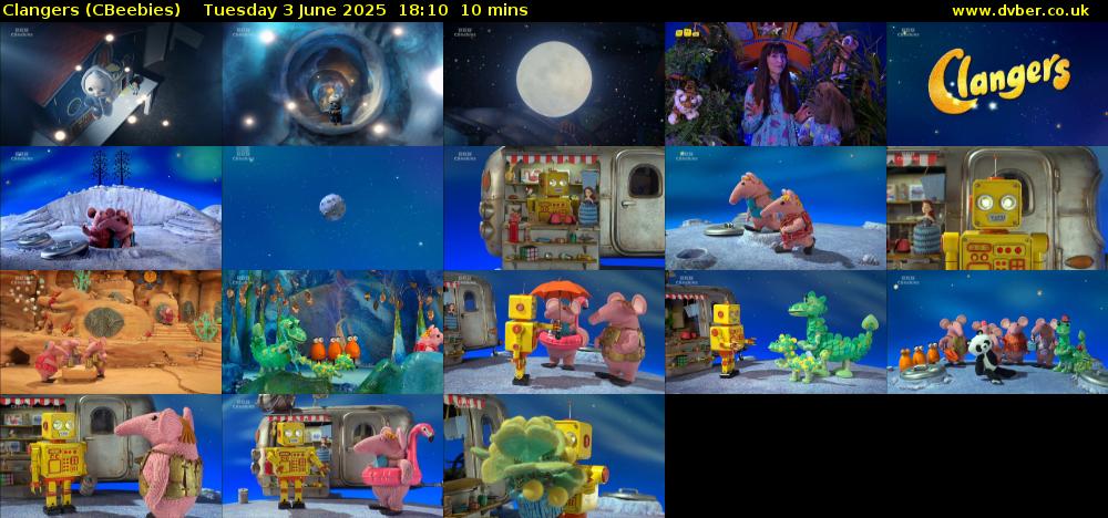 Clangers (CBeebies) Tuesday 3 June 2025 18:10 - 18:20