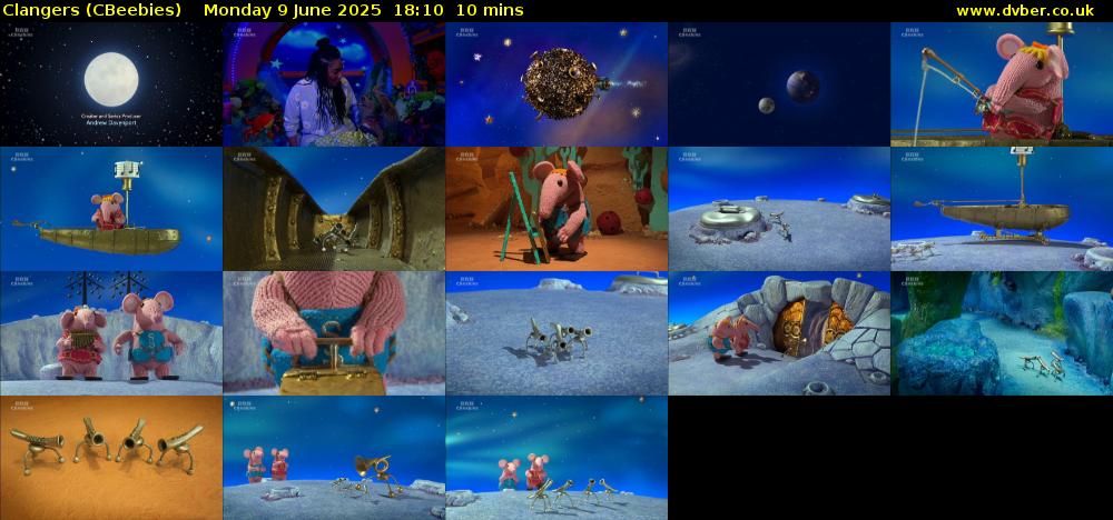 Clangers (CBeebies) Monday 9 June 2025 18:10 - 18:20